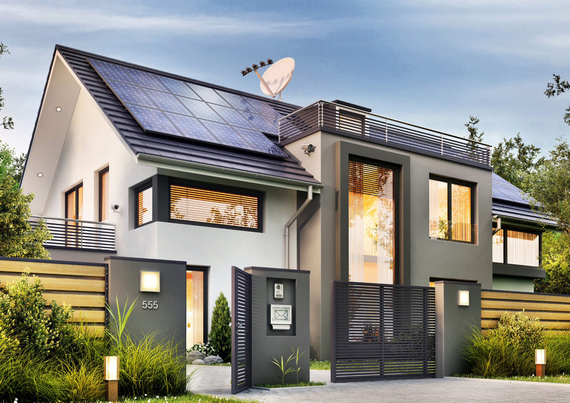maison-panneaux-photovoltaïques